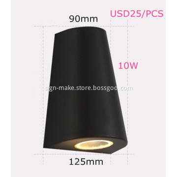 Outdoor Vintage LED Wall  Black Sconce Lighting